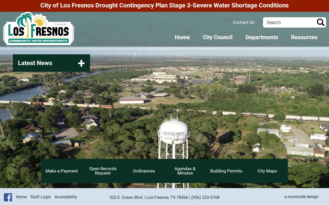 Los Fresnos court docket official city website in Cameron County